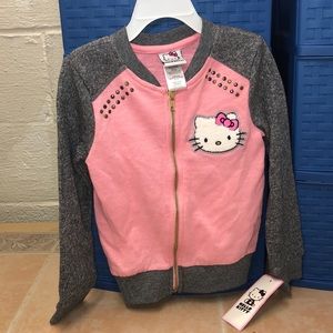 Hello kitty zipper sweater XS